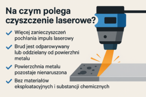 Czyszczenie laserowe w produkcji metalowych elementów – efektywność i oszczędność