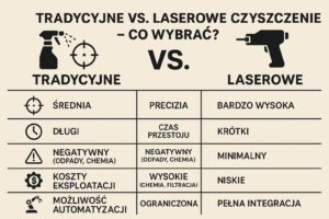 laser zwykle infografika 