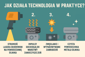 Czyszczenie laserowe w branży motoryzacyjnej