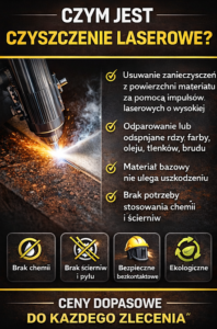 - Czyszczenie laserem