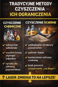 - Czyszczenie laserem