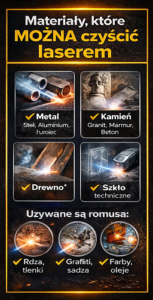 - Czyszczenie laserem