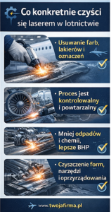 - Czyszczenie laserem