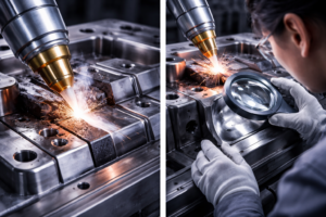 Czyszczenie form wtryskowych laserem – czy warto w produkcji