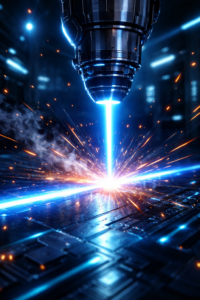 Usuwanie sadzy po pożarze przy użyciu lasera