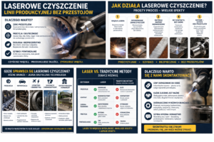 Laserowe czyszczenie linii produkcyjnej bez przestojów