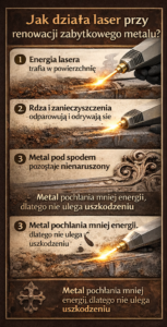 Renowacja zabytkowych elementów metalowych laserem