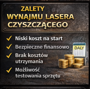 Wynajem vs zakup lasera czyszczącego – co lepsze dla firmy