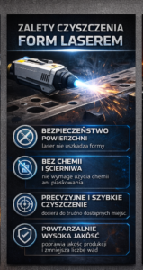 Czyszczenie form produkcyjnych – efekty przed i po