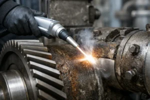 Laserowe czyszczenie maszyn przemysłowych