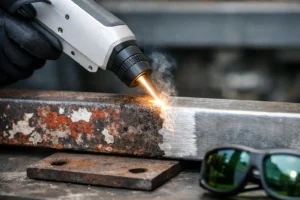 Laserowe usuwanie farby z metalu w praktyce